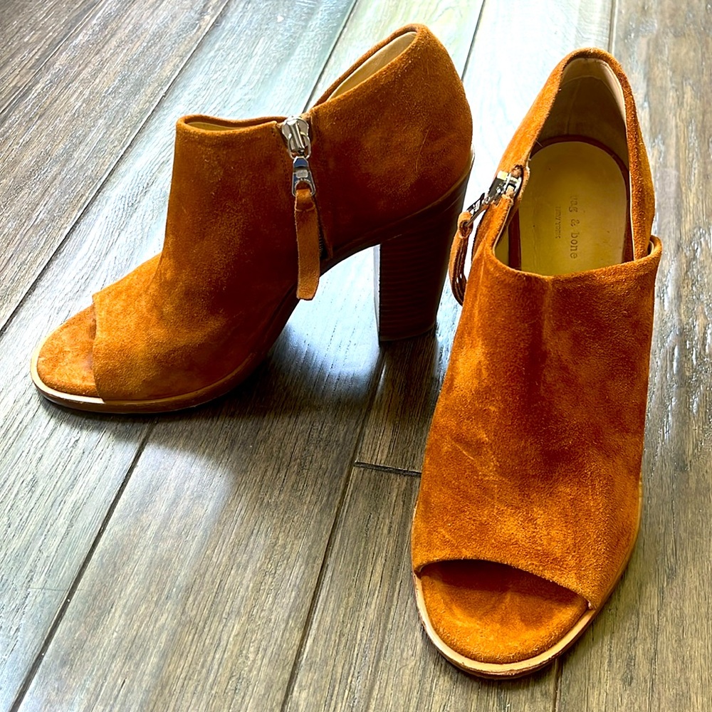 Rag & Bone Suede Ankle Booties